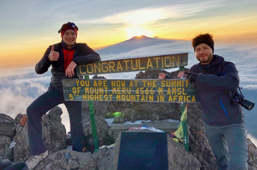 our varied hike takes us to the summit of mount meru 01
